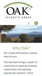 Mobile Screenshot of oaksecurity.com